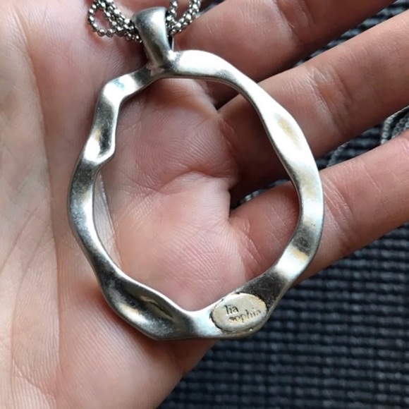 ⛓ Lia Sophia Silver Chains Necklace ⛓ - Picture 3 of 6